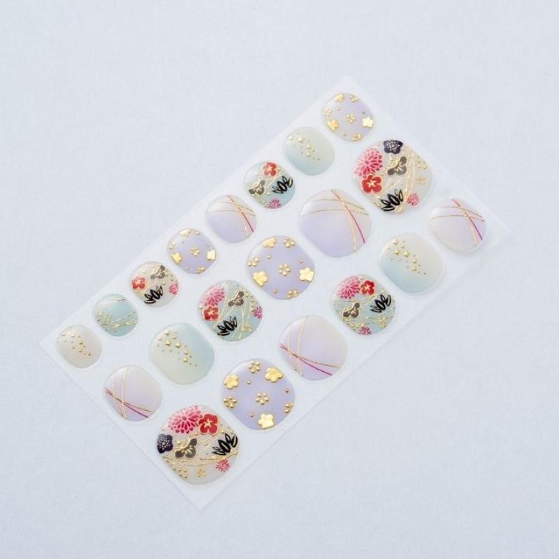 和風ネイルシール　Nail Sticker 匠・吉松竹梅(ショート)(LUNAKAさん)のメインイメージ