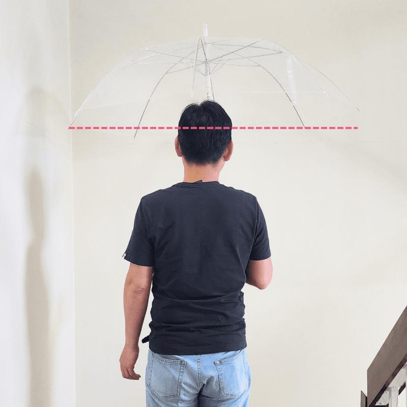 【36本セット】70cm ビニール傘（透明） 訳あり(エイシアグローバルさん)のメインイメージ