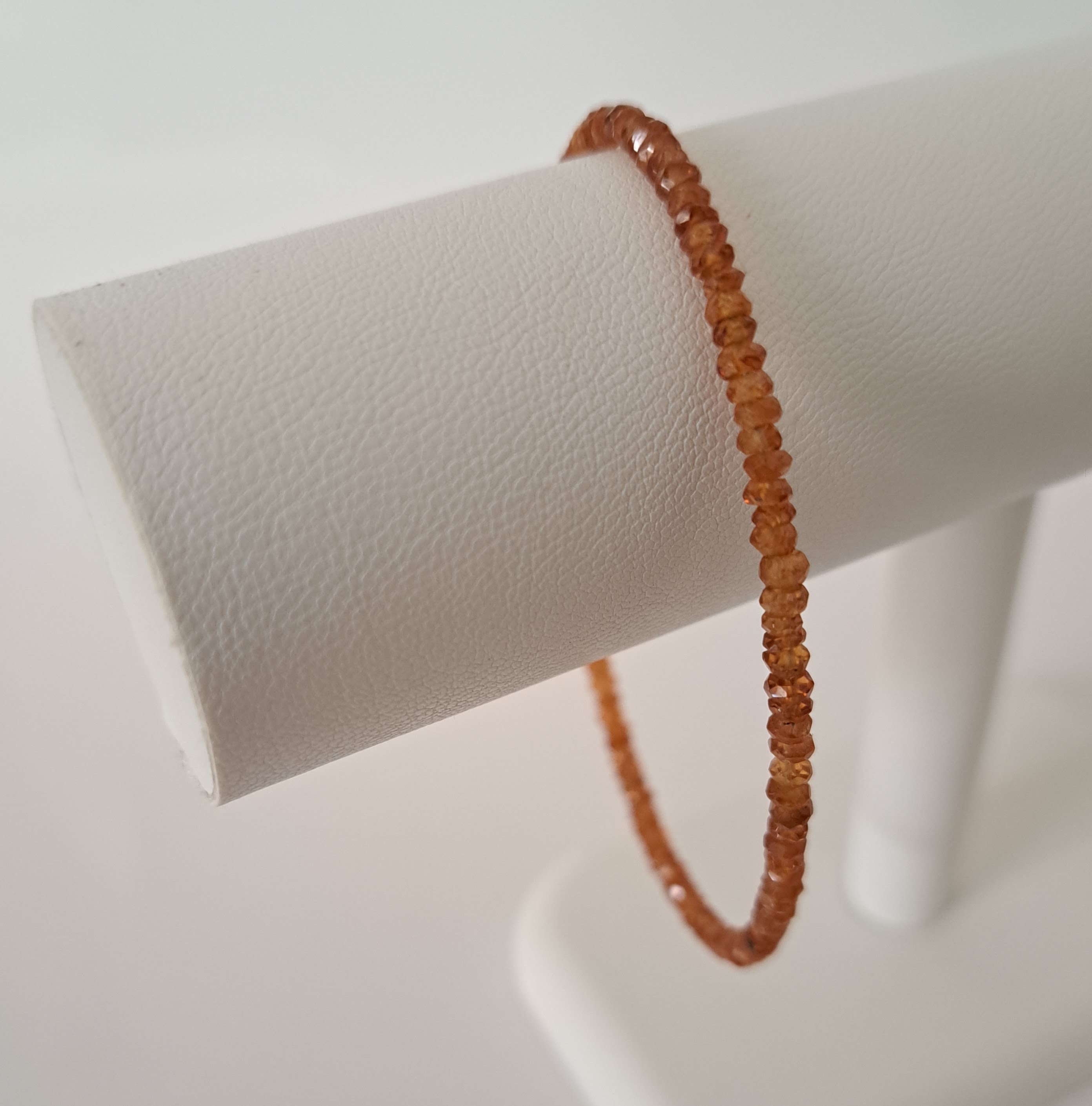 【スペサルティンガーネット】ブレスレット UBL006(unupli jewelry ‐ウヌプリ ジュエリー‐さん)のメインイメージ