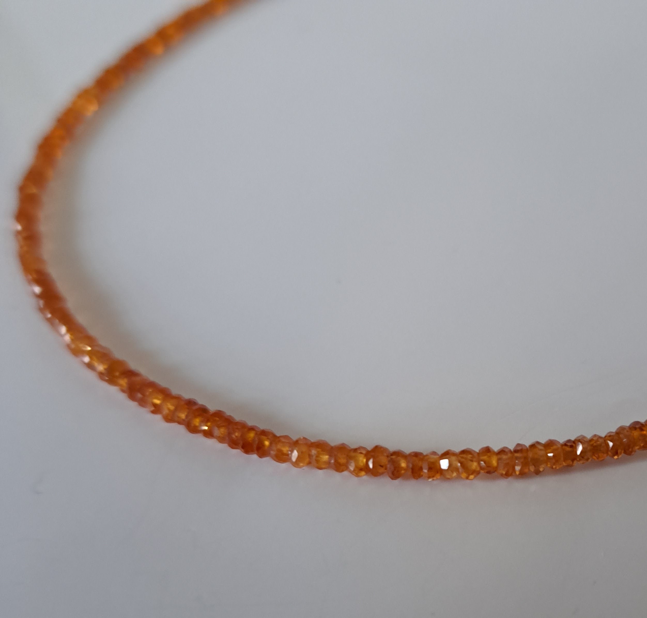 【スペサルティンガーネット】ネックレス UNE006(unupli jewelry ‐ウヌプリ ジュエリー‐さん)のメインイメージ