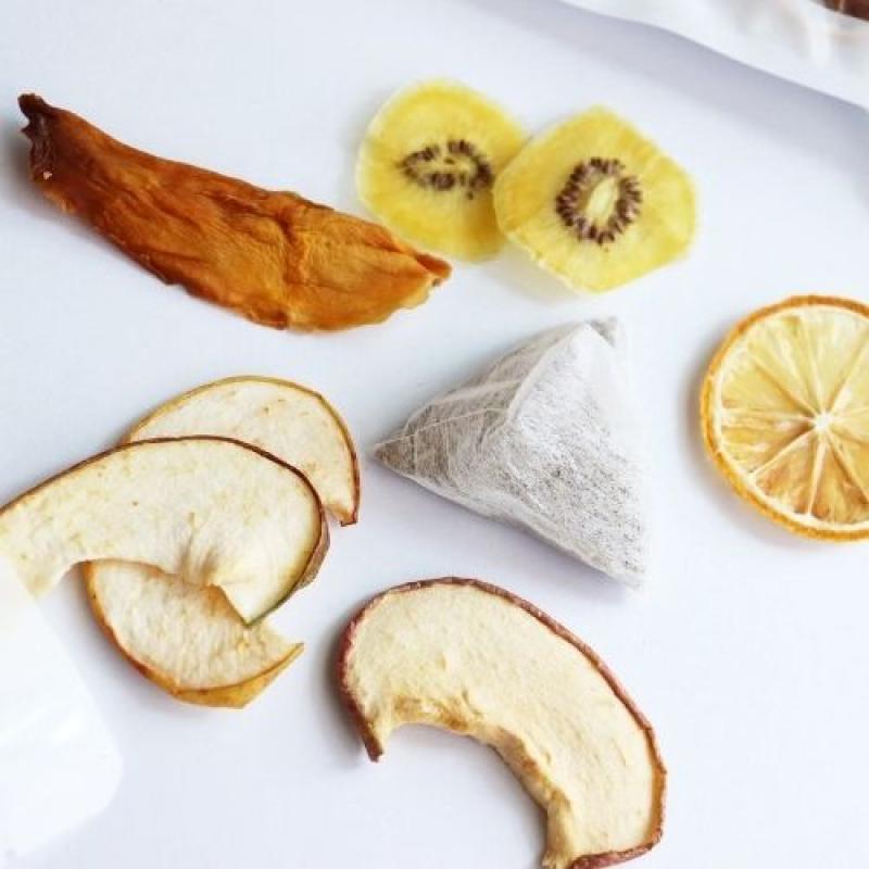 ノンシュガーグリーンルイボスティーdeフルーツティー[マンゴー・レモン・キウイ・りんご]1個(BLUE BLUEBERRY FARMさん)のメインイメージ