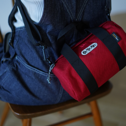 ＜MANU ＆ OUTDOOR PRODUCTS＞《刺繍入り》ロールボストン 　パインニードル(MANUさん)のメインイメージ