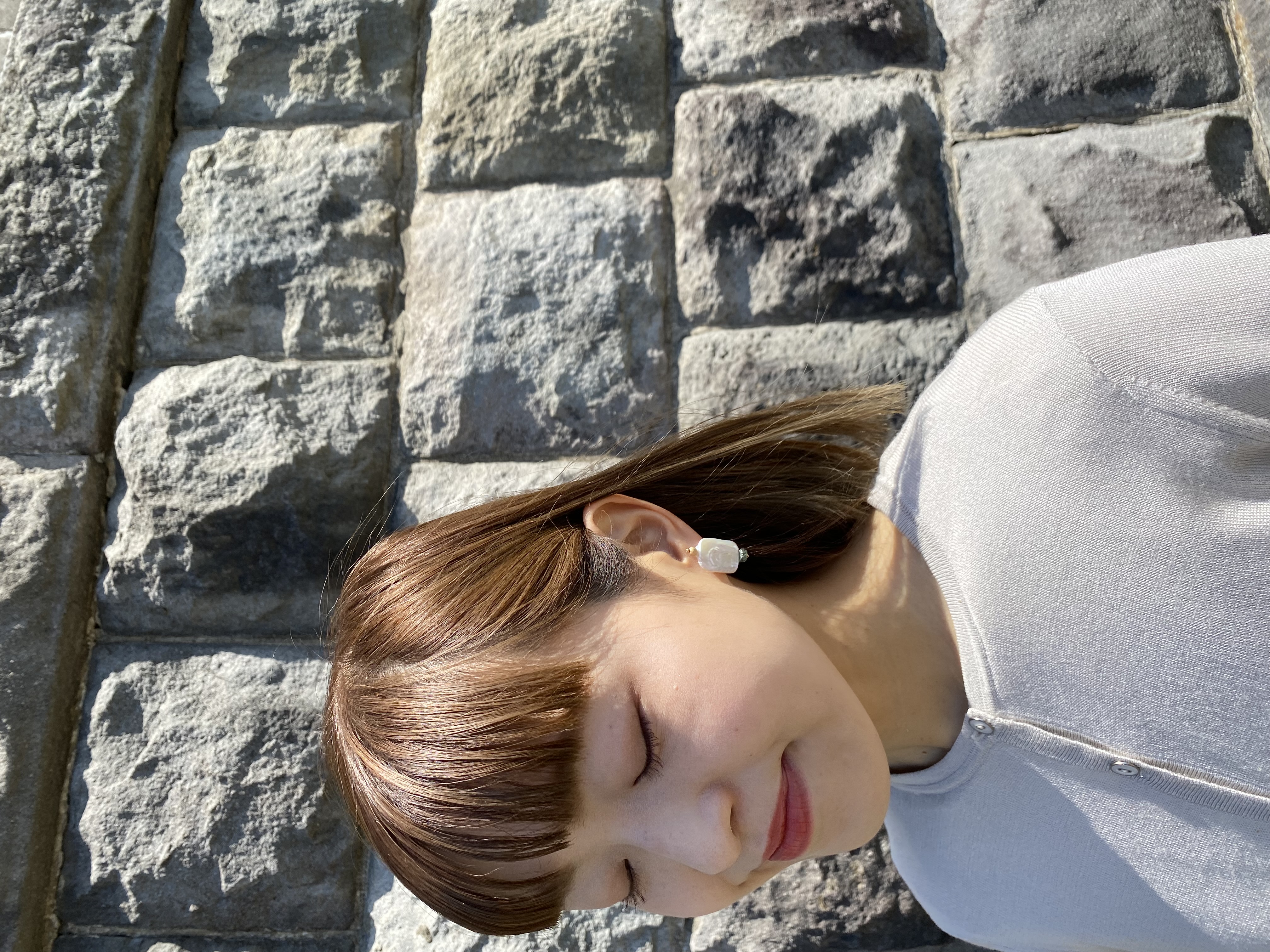 淡水パール、天然クリスタル【14kgfピアス】　母の日におすすめ☆(nana＆jewelsさん)のメインイメージ