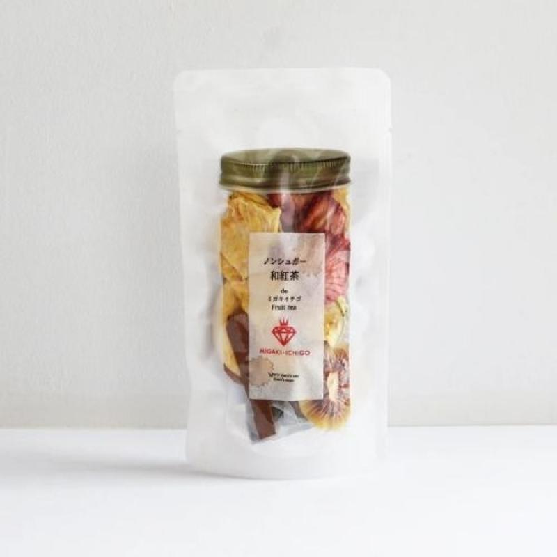 ノンシュガージャスミン茶deフルーツティー[イチゴ・リンゴ・オレンジ・デーツ]3個セット(BLUE BLUEBERRY FARMさん)のメインイメージ