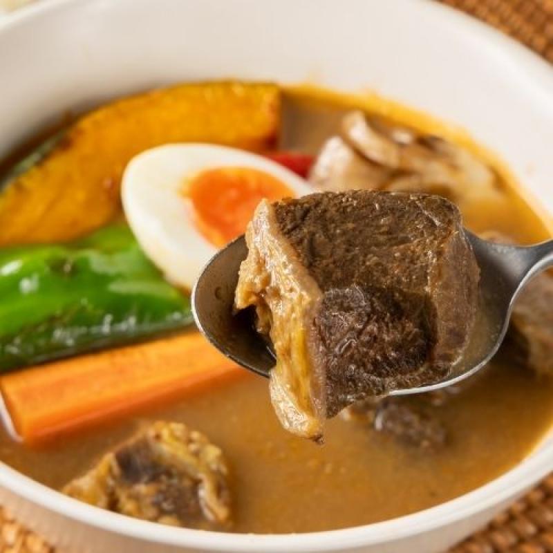 放牧牛スープカレー　300g x 4箱(牧之瀬牧場さん)のメインイメージ