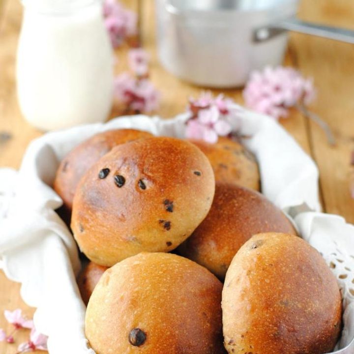 パンゴッチョリ（Pan Goccioli）1個  約90-100g★ふんわり甘いイタリアンチョコパン(Casa del Pane -カザデルパーネ-さん)のメインイメージ