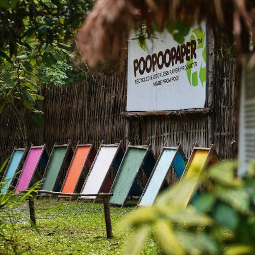 ぞうのうんちからできたエシカルな紙！ 『 poopoopaper 』　メモパッド　バーク(SEPLÚMO -セプルモ-さん)のメインイメージ