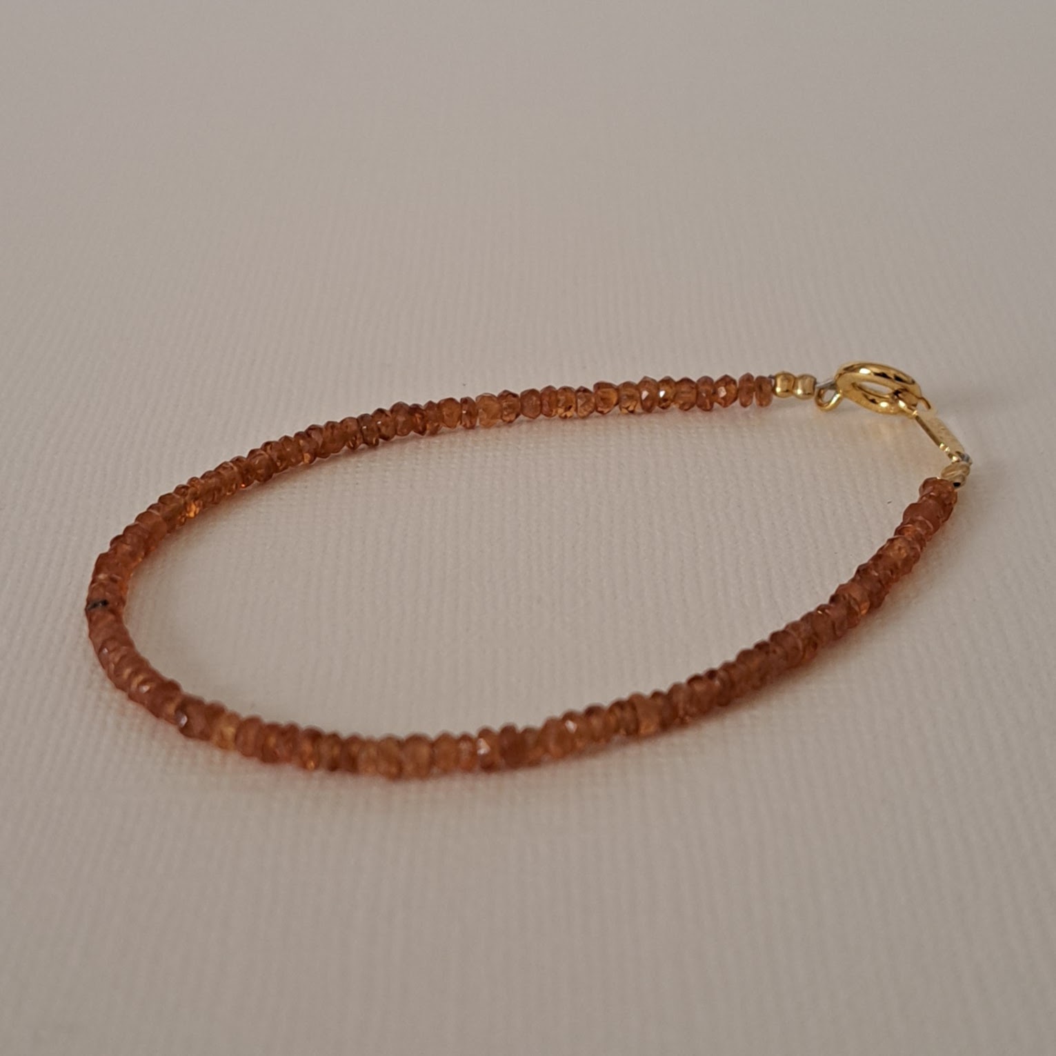 【スペサルティンガーネット】ブレスレット UBL006(unupli jewelry ‐ウヌプリ ジュエリー‐さん)のメインイメージ