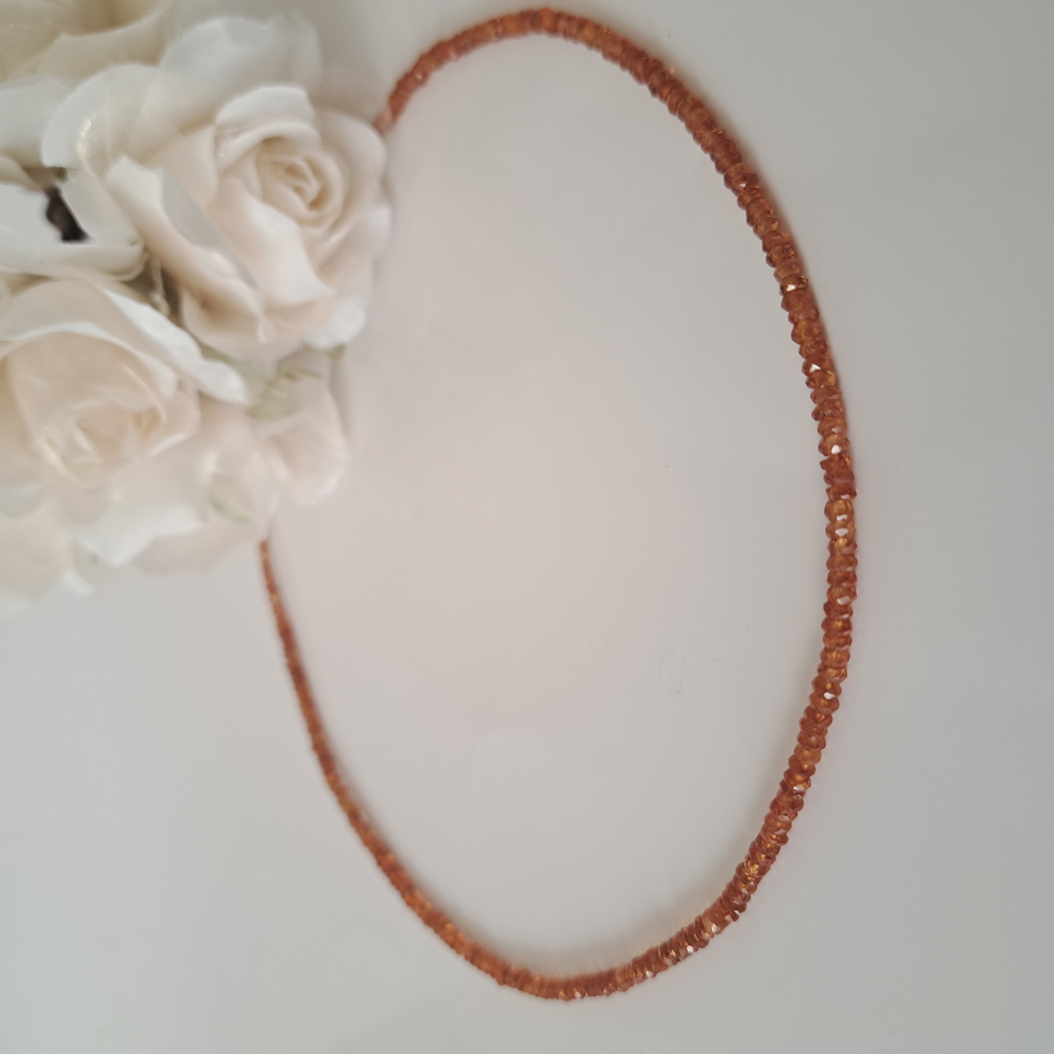 【スペサルティンガーネット】ネックレス UNE006(unupli jewelry ‐ウヌプリ ジュエリー‐さん)のメインイメージ